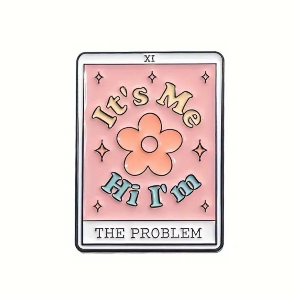 Taylor Swift Themed + Tarot Card Inspired Enamel Pin Anti-Hero Lyrics New